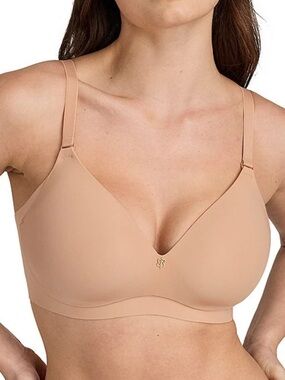 Honeylove Cloudembrace wireless contour t-shirt bra Sand / nude color Size 32B